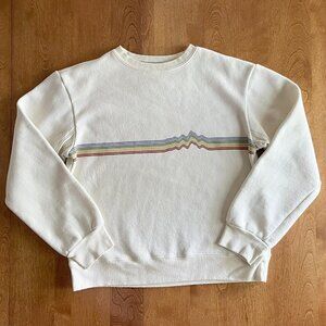 Patagonia "Uprisal" rainbow sweatshirt S